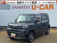 タフト 中古車 Ｇ　ダーククロムベンチャー新車保証継承付　弊社デモカーＵＰ車　オーディオレス　バックカメラ付　スマートキー　ＬＥＤヘッドライト　衝突軽減ブレーキ　横滑り防止装置　アイドリングストップ　クリアランスソナー　純正アルミホイール