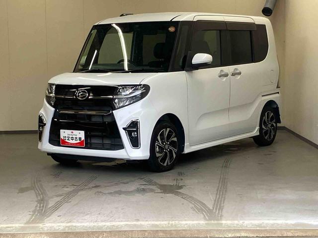 タントカスタムＸ純正ナビ　バックモニター　ドライブレコーダー　運転席ロングスライドシート　両側パワースライドドア　プッシュボタンスタート　キーフリー　シートヒーター　コーナーセンサー　オートハイビーム（三重県）の中古車