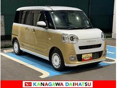 ムーヴキャンバス 中古車 ストライプスＧサポカーＳワイド適合　パノラマモニター対応　ＵＳＢ接続端子　電動パーキングブレーキ　シートヒーター　両側オートスライドドア　Ｐスタート　全車速追従機能付ＡＣＣ　　ホッとカップホルダー　キーフリー