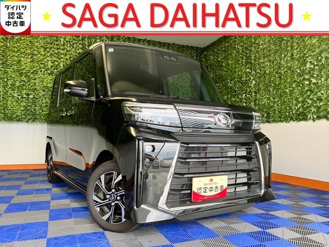 タントカスタムＸ両側電動スライドドア・プッシュボタンスタート・ステアリングスイッチ・オートエアコン・キーフリー・コーナーセンサー・ベンチシート・シートヒーター・パワーウィンドウ（佐賀県）の中古車