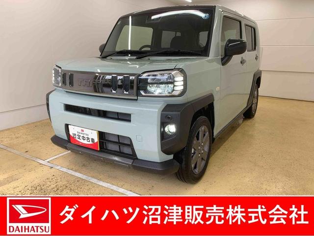 タフトGターボ ダーククロムベンチャー スカイフィールトップまごころ保証(納車日から1年・走行距離無制限)付き スカイフィールトップ オーディオレス 15インチアルミ オートエアコン シートヒーター LEDヘッドライト LEDフォグランプ(静岡県)の中古車