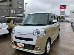 ムーヴキャンバス 中古車 ストライプスＧターボターボ　左右パワスラ　ＬＥＤヘッドライトフォグランプ　バックカメラ　ステアリングスイッチ　プッシュボタンスターター　オートエアコン　オート格納ドアミラー　オートライト／ハイビーム　コーナーセンサー