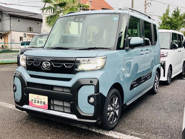 タントファンクロス14インチアルミホイール フルLEDヘッドランプ オート格納式カラードドアミラー 両側パワースライドドア キーフリーシステム プッシュボタンスタート(静岡県)の中古車