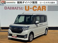 タント 中古車 カスタムＸ　ＳＡＣＤチューナー　スマートキー　片側電動スライドドア　ＬＥＤヘッドライト　衝突軽減ブレーキ　横滑り防止装置　アイドリングストップ　純正アルミホイール