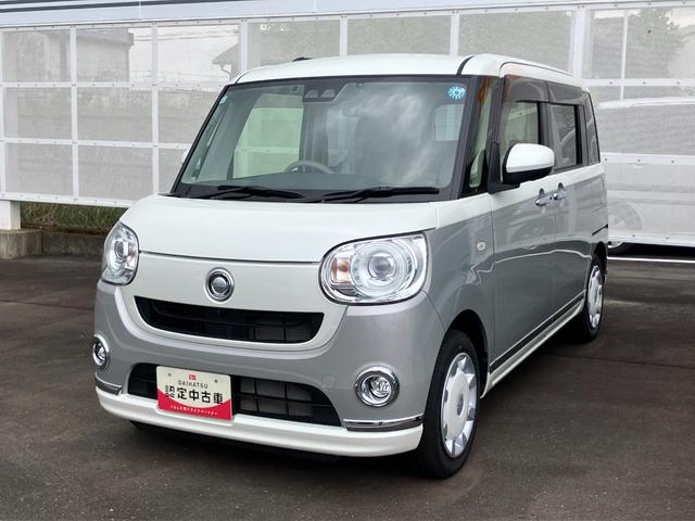 ムーヴキャンバスGメイクアップVS SAIII14インチフルホイールキャップ LEDヘッドランプ キーフリーシステム 両側パワースライドドア オートエアコン(プッシュ式) オートライト 置きラクボックス(静岡県)の中古車