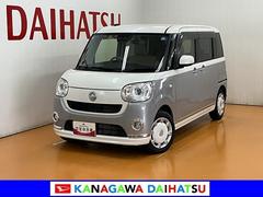 ムーヴキャンバス 中古車 Ｇメイクアップ　ＳＡＩＩＩドラレコ　カーナビ　ＥＴＣ　パノラマモニター対応　両側オートスライドドア　ＵＳＢ接続端子　ステアリングスイッチ　運転席シートヒーター　アイドリングストップ　オートハイビーム　置きラクボックス