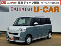 ムーヴキャンバス 中古車 ストライプスＧターボ新車保証継承付　弊社デモカーＵＰ車　オーディオレス　バックカメラ付　スマートキー　両側電動スライドドア　衝突軽減ブレーキ　横滑り防止装置　アイドリングストップ　クリアランスソナー