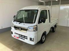 ハイゼットトラック 中古車 ジャンボエクストラ衝突被害軽減ブレーキ　横滑り防止装置　オートマチックハイビーム　アイドリングストップ　エアコン　エアバッグ　パワーウィンドウ　電動格納式ドアミラー　パートタイム４ＷＤ　ＣＶＴ　ＡＢＳ　オートライト