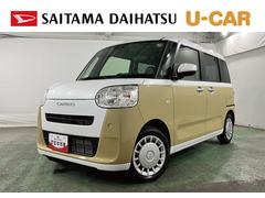 ムーヴキャンバス 中古車 ストライプスＸ　走行９２０キロ／９インチＤＡ／バックカメラ１年保証距離無制限　走行距離９２０キロ　純正ディスプレイオーディオ　バックカメラ　サイドエアバッグ　オートライト　アイドリングストップ　両側電動スライドドア