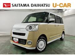 ムーヴキャンバス 中古車 ストライプスＧ　走行１８キロ／ＬＥＤヘッドランプ／純正マット１年保証距離無制限　走行距離１８キロ　純正マット　サイドエアバッグ　ＬＥＤヘッドランプ　アイドリングストップ　シートヒーター　両側電動スライドドア　オート格納式ドアミラー　電動パーキングブレーキ