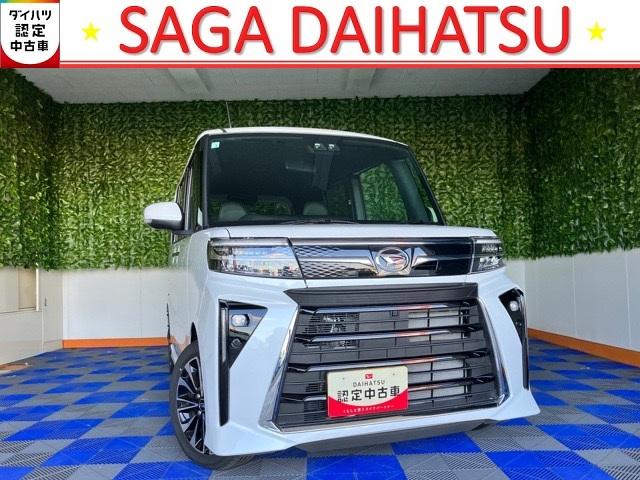 タントカスタムＲＳ両側電動スライドドア・プッシュボタンスタート・ステアリングスイッチ・オートエアコン・キーフリー・コーナーセンサー・ベンチシート・シートヒーター・パワーウィンドウ（佐賀県）の中古車