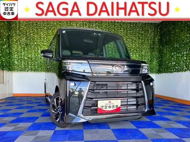 タントカスタムＸ両側電動スライドドア・プッシュボタンスタート・ステアリングスイッチ・オートエアコン・キーフリー・コーナーセンサー・ベンチシート・シートヒーター・パワーウィンドウ（佐賀県）の中古車