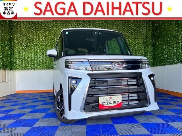 タントカスタムＸ両側電動スライドドア・プッシュボタンスタート・ステアリングスイッチ・オートエアコン・キーフリー・コーナーセンサー・ベンチシート・シートヒーター・パワーウィンドウ（佐賀県）の中古車