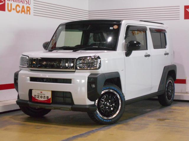 タフトＧターボ　ダーククロムベンチャー　４ＷＤ純正ラギッドアルミホイール＆ブロックタイヤオープンカントリーＲ／Ｔ（２０２３年モデル）　装着車（福井県）の中古車
