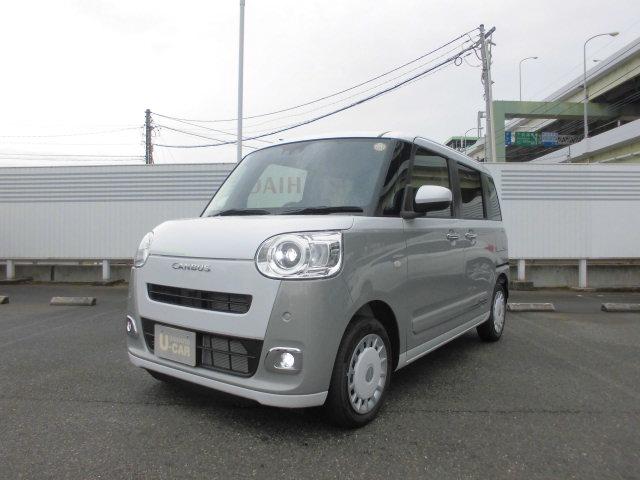 ムーヴキャンバスストライプスGR7年式 届出済み未使用車 2km(福岡県)の中古車