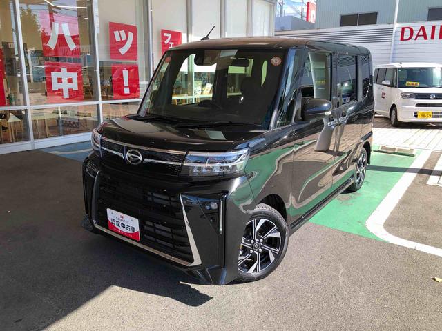 タントカスタムX 2WD 走行距離4247km2WD スマートアシスト プッシュボタンスタート キーフリーシステム 両側パワースライドドア フロントフォグランプ アルミホイール オートエアコン(山形県)の中古車