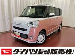 ムーヴキャンバス 中古車 ストライプスＧ元試乗車　１オーナー　９インチディスプレイオーディオ　バックカメラ　両側電動スライドドア　Ｂｌｕｅｔｏｏｔｈ　シートヒーター　電動格納ミラー　衝突被害軽減システム　アイドリングストップ　スマートキー