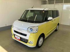 ムーヴキャンバス 中古車 ストライプスＧ衝突被害軽減ブレーキ　横滑り防止装置　オートマチックハイビーム　アイドリングストップ　ステアリングスイッチ　オートライト　キーフリーシステム　オートエアコン　純正ホイールキャップ　ベンチシート　ＬＥＤ