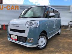 ムーヴキャンバス 中古車 ストライプスＧターボ　４ＷＤ　走行距離２５７１ｋｍ４ＷＤ　スマートアシスト　プッシュボタンスタート　キーフリーシステム　両側パワースライドドア　電動パーキングブレーキ　フロントフォグランプ　シートヒーター　クルーズコントロール