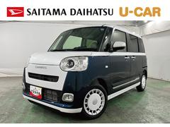 ムーヴキャンバス 中古車 ストライプスＧ　走行６０５キロ／社用車／クリアランスソナー１年保証・走行距離無制限　サイドエアバック　クリアランスソナー　オートマチックハイビーム　オートライト　ＬＥＤヘッドライト　ベンチシート　シートヒーター　両側電動スライドドア