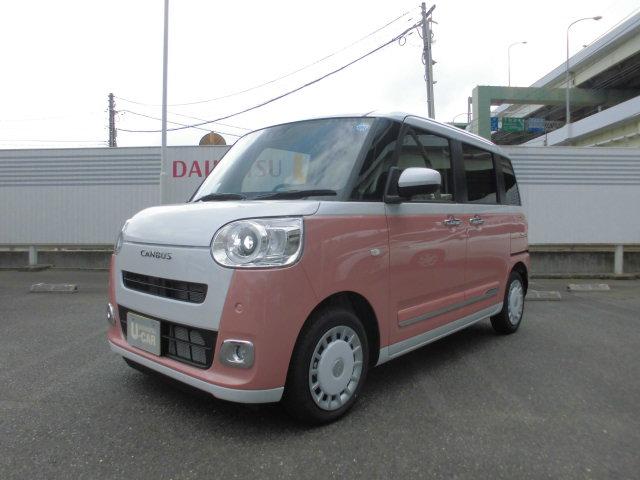 ムーヴキャンバスストライプスGR8年式 届出済み未使用車 2km(福岡県)の中古車