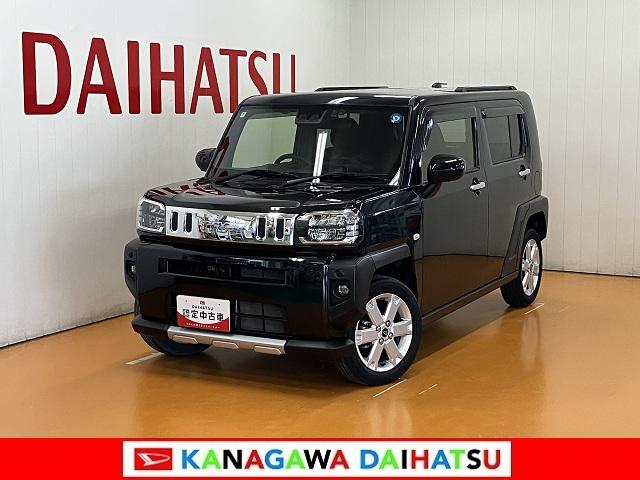 タフトGターボ クロムベンチャー4WD カーナビ 前後ドラレコ パノラマモニター対応 スカイフィールトップ 電動パーキングブレーキ 全車速追従機能付ACC ステアリングスイッチ シートヒーター USB接続端子 コーナーセンサー(神奈川県)の中古車