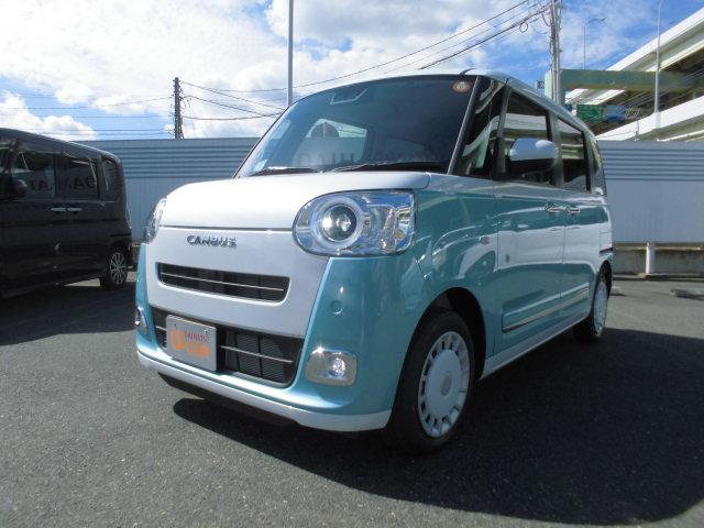 ムーヴキャンバスストライプスGR7年式 届出済み未使用車 2km(福岡県)の中古車