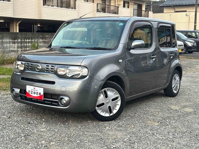 キューブ１５Ｘ　Ｖセレクション４ＷＤ　ＡＴ　アイドリングストップ　電動格納ミラー　オートエアコン　　広々空間　たくさんの収納　オートライト（福島県）の中古車