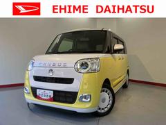 ムーヴキャンバス 中古車 ストライプスＧターボ純正ナビ　パノラマモニター　フルセグＴＶ　ＣＤ　ＤＶＤ　ＵＳＢ　Ｂｌｕｅｔｏｏｔｈ　ドラレコ　両側電動スライドドア　クルーズコントロール　ＬＥＤヘッドライト　電動パーキング　前席シートヒーター