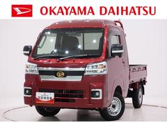 ハイゼットトラック 中古車 ジャンボエクストラＬＥＤヘッドランプ　４ＷＤ　荷台作業灯　オートライト　キーフリー　アイドリングストップ　ナビ　ＵＳＢ入力端子　Ｂｌｕｅｔｏｏｔｈ　衝突被害軽減システム　レーンアシスト　オートマチックハイビーム