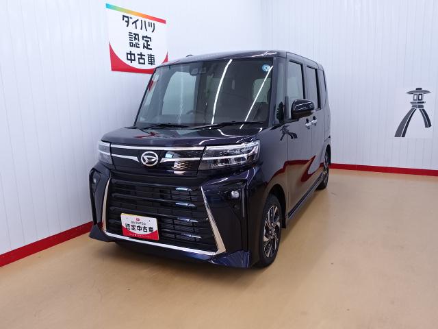 タントカスタムX走行無制限1年保証 純正7インチナビ バックカメラ 衝突回避支援ブレーキ コーナーセンサー LEDヘッドライト オートライト 両側パワースライドドア シートヒーター USB(石川県)の中古車