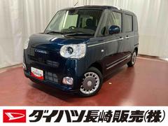 ムーヴキャンバス 中古車 セオリーＧ元展示車　届済未使用車　ワンオーナー　禁煙車　電動パーキングブレーキ　両側電動スライドドア　シートヒーター　電動格納ミラー　衝突安全ボディ　レーンアシスト　オートライト　スマートキー　プッシュスタート
