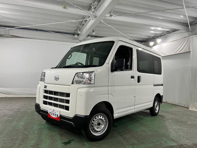 ハイゼットカーゴＤＸ　走行６キロ／登録済未使用車／ＦＭＡＭラジオ新車保障継承　１年保証距離無制限　走行距離６キロ　スマートアシスト　前後ソナーセンサー　ＦＭＡＭラジオ　運転席助手席エアバック　クリアランスソナー　オートライト　アイドリングストップ（埼玉県）の中古車