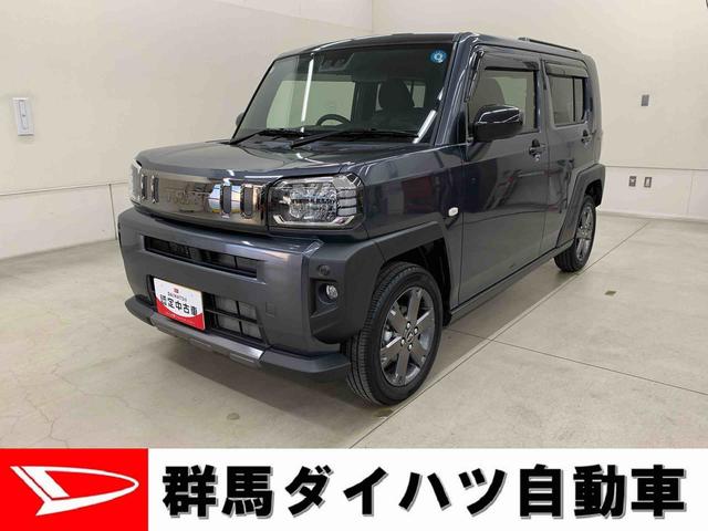 タフトGターボ ダーククロムベンチャー 4WD 走行424キロLEDヘッドライト 運転席助手席シートヒーター ガラスルーフ オートライト プッシュボタンスタート バックカメラ アイドリングストップ オートエアコン スマートアシスト 電動格納式ドアミラー(群馬県)の中古車