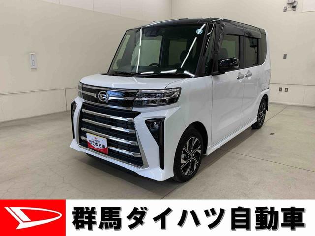 タントカスタムＸリミテッド　２ＷＤ　走行３９３キロ　ナビ　ドラレコ１０インチナビ　ドライブレコーダー　ＥＴＣ　キーフリー　プッシュボタンスタート　ＬＥＤヘッドライト　両側電動スライドドア　スマートアシスト　シートヒーター　オートライト　電動パーキングブレーキ（群馬県）の中古車