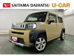 タフト 中古車 Ｇターボ　クロムベンチャー　走行３８１５３キロ／純正ナビ１年保証距離無制限　走行距離３８１５３キロ　純正ナビ　パノラマモニター　純正マット　サイドエアバッグ　ＬＥＤヘッドランプ　アイドリングストップ　シートヒーター
