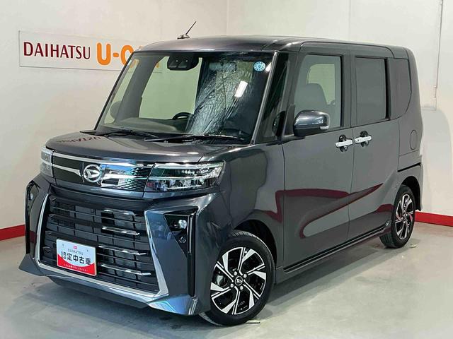 タントカスタムＸディスプレイオーディオ　バックカメラ　誤発進抑制装置　ソナー　電動格納ミラー　シートヒーター　ＬＥＤライト　　レーンキープ　スマートキー　オートライト　ベンチシート　オートハイビーム（栃木県）の中古車