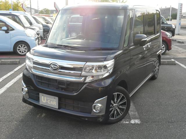 タントカスタムＸ　トップエディションＳＡIIアルミホイール　セキュリティアラーム　スモークガラス　キーフリーシステム　走行距離４８．０３９ｋｍ（福岡県）の中古車