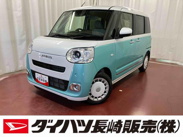 ムーヴキャンバスストライプスＧ１オーナー　ナビ　バックカメラ　前後ドラレコ　ＥＴＣ　ＣＤ　ＤＶＤ　両側電動スライドドア　Ｂｌｕｅｔｏｏｔｈ　シートヒーター　電格ミラー　アイドリングストップ　衝突安全ボディ　レーンキープアシスト（長崎県）の中古車