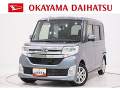 タント 中古車 カスタムＸ　ＳＡ左側パワースライドドア　オートライト　キーフリー　アイドリングストップ　電動格納式ドアミラー　衝突被害軽減システム　エアコン　パワーステアリング　パワーウィンドウ　運転席エアバッグ　ＡＢＳ
