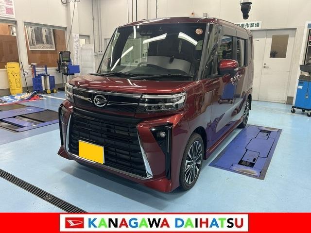 タントカスタムRS 10インチ純正カーナビ 前後ドラレコパノラマモニター対応 USB接続端子 ミラクルオープンドア 両側オートスライドドア 電動パーキングブレーキ ステアリングスイッチ シートヒーター オートエアコン コーナーセンサー キーフリー(神奈川県)の中古車