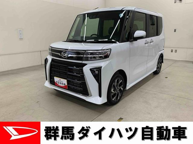 タントカスタムＸ　２ＷＤ　　走行２４５３キロＬＥＤヘッドライト　プッシュボタンスタート　運転席助手席シートヒーター　アイドリングストップ　スマートアシスト　オートライト　両側電動スライドドア　バックカメラ　電動格納式ドアミラー（群馬県）の中古車