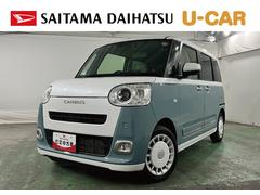 ムーヴキャンバス 中古車 ストライプスＧターボ　走行３５８４２キロ／ディスプレイＯＤ１年保証・走行距離無制限　ディスプレイオーディオ　バックカメラ　サイドエアバック　ドラレコ　クリアランスソナー　　オートライト　ＬＥＤヘッドライト　シートヒーター　両側電動スライドドア