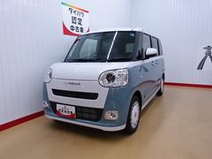 ムーヴキャンバス 中古車 ストライプスＧターボ走行無制限１年保証　純正９インチディスプレイオーディオ　バックカメラ　衝突回避支援ブレーキ　コーナーセンサー　両側パワースライドドア　シートヒーター　ＬＥＤヘッドライト　クルーズコントロール