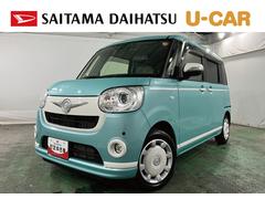 ムーヴキャンバス 中古車 ＧホワイトアクセントＶＳ　ＳＡＩＩＩ　走行８９６８キロ／ナビ１年保証距離無制限　走行距離８９６８キロ　純正フルセグナビ　パノラマモニター　ドラレコ　純正マット　サイドエアバッグ　ＬＥＤヘッドランプ　アイドリングストップ　シートヒーター　両側電動スライドドア